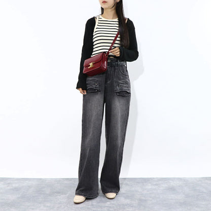 CELINE ショルダーバッグ トリオンフ スモール カーフスキン