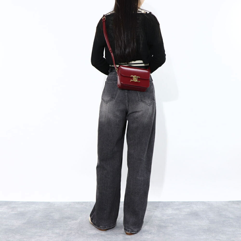 CELINE ショルダーバッグ トリオンフ スモール カーフスキン