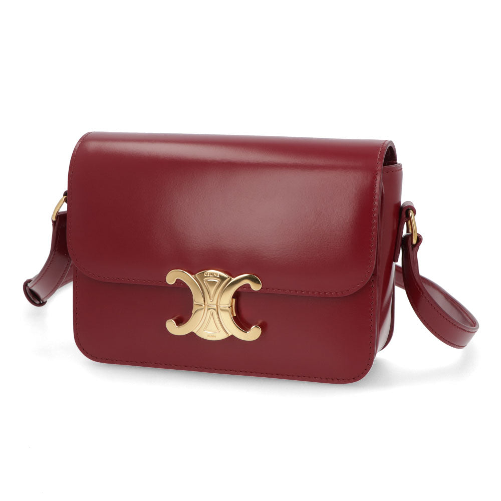 CELINE ショルダーバッグ トリオンフ スモール カーフスキン