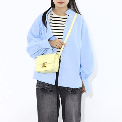 CELINE ショルダーバッグ トリオンフ スモール カーフスキン