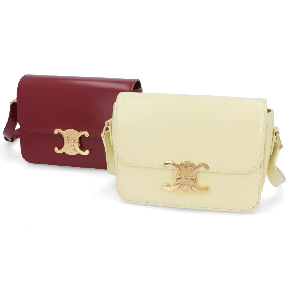 CELINE ショルダーバッグ トリオンフ スモール カーフスキン