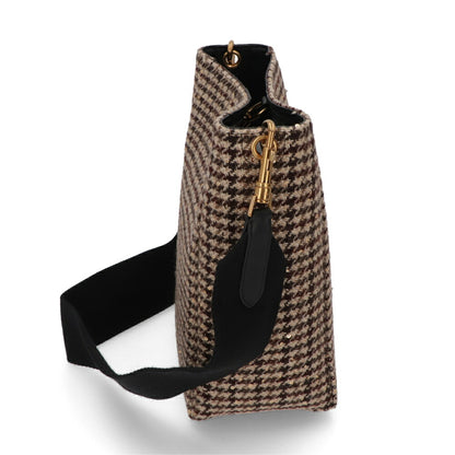 CELINE ショルダーバッグ サングル バケット スモール 千鳥柄