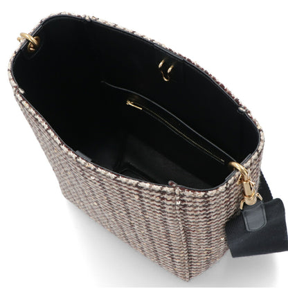 CELINE ショルダーバッグ サングル バケット スモール 千鳥柄