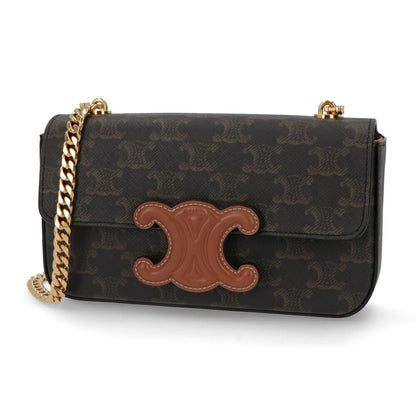 CELINE チェーンショルダーバッグ トリオンフキャンバス