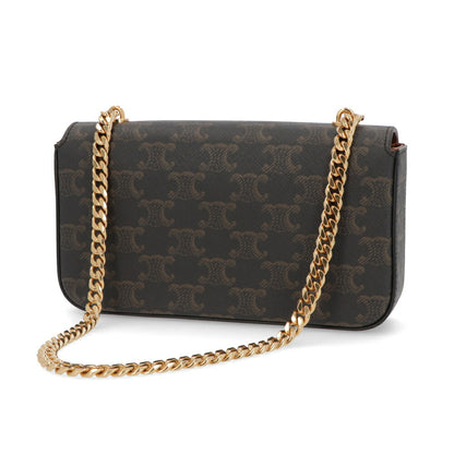 CELINE チェーンショルダーバッグ トリオンフキャンバス