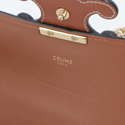 CELINE チェーンショルダーバッグ トリオンフキャンバス