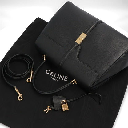 CELINE ハンドバッグ 16 セーズ 2WAY ブラック