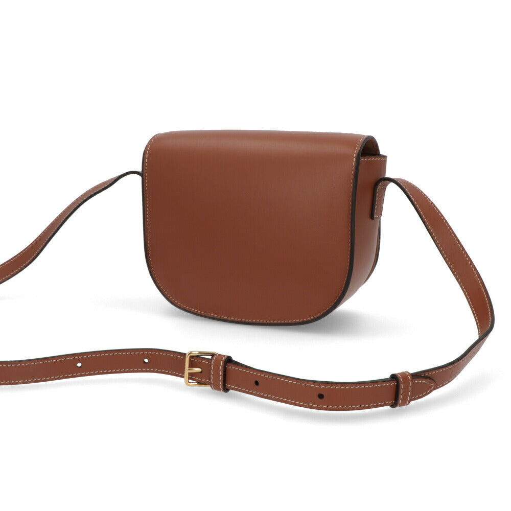 セリーヌ トリオンフ ショルダーバッグ フォルコキュイル スタッズ ブラウン セリーヌ CELINE フォルコキュイル トリオンフ ショルダーバッグ