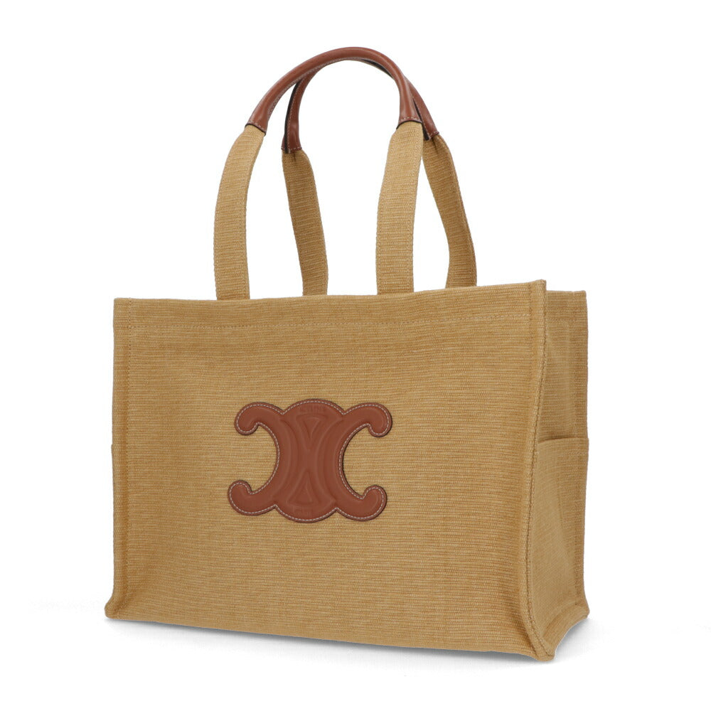 CELINE トートバッグ ラージカバス ブラウン トリオンフ