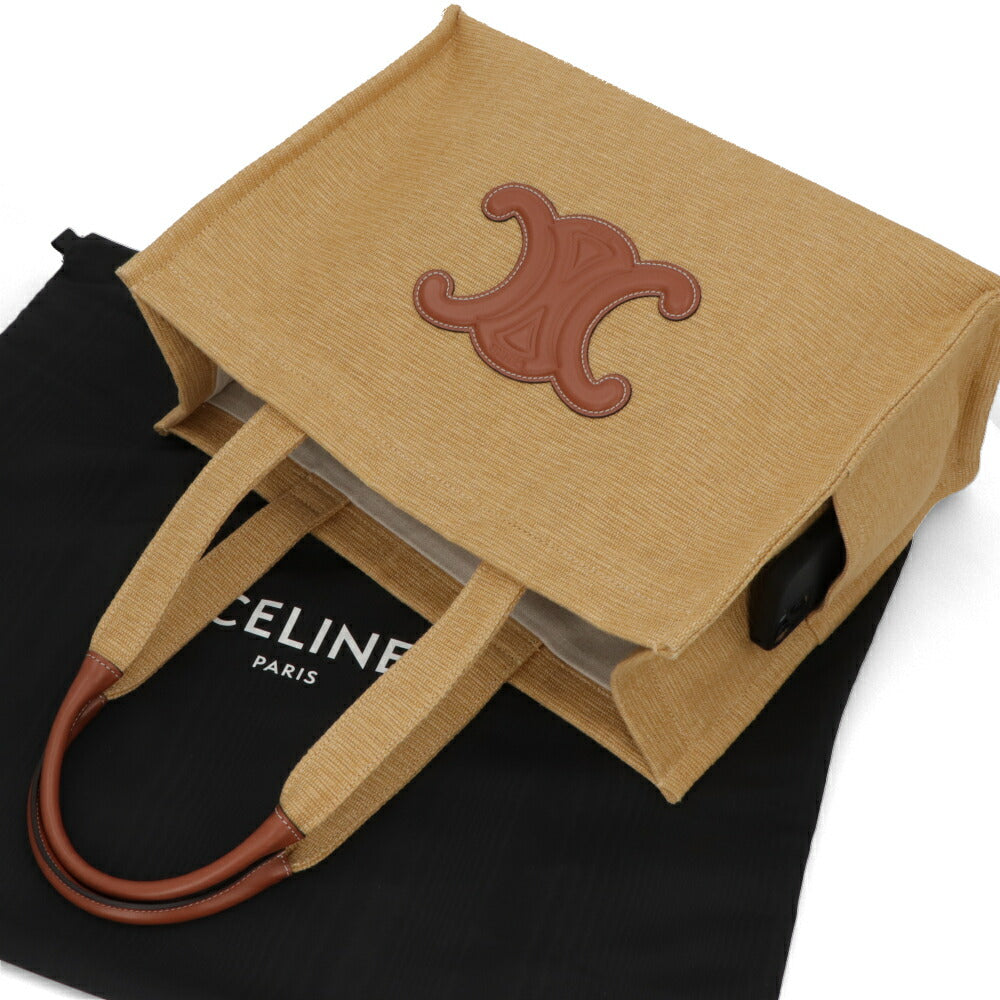 CELINE トートバッグ ラージカバス ブラウン トリオンフ
