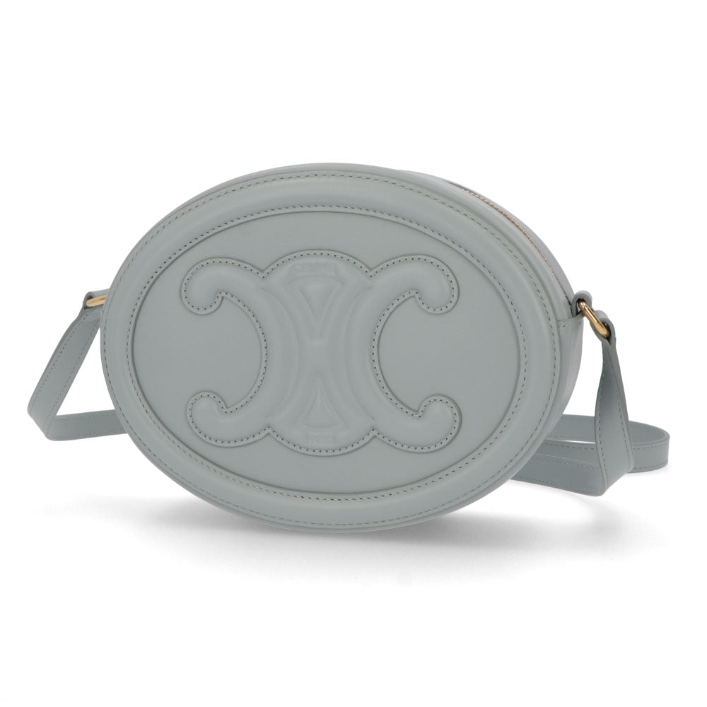 希少✨ CELINE レザー ショルダーバッグ トリオンフ エンボス ロゴ CELINE ショルダーバッグ キュイル トリオンフ エンボスロゴ – LE CHIEN