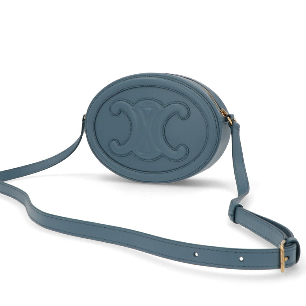 CELINE ショルダーバッグ キュイル トリオンフ エンボスロゴ