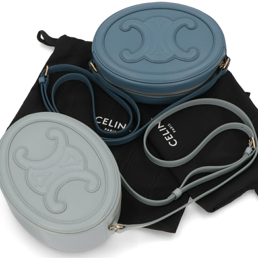 CELINE ショルダーバッグ キュイル トリオンフ エンボスロゴ – LE CHIEN