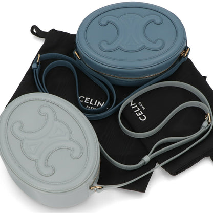 CELINE ショルダーバッグ キュイル トリオンフ エンボスロゴ