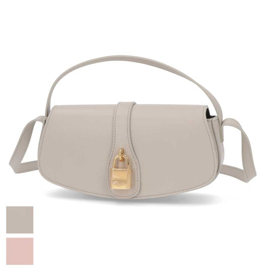 セリーヌ CELINE バッグ ショルダーバッグ レディース タブー クリーム パステルピンク スムースカーフスキン ハンドバッグ クラッチバッグ  カデナ 南京錠 10I59 3DQ1