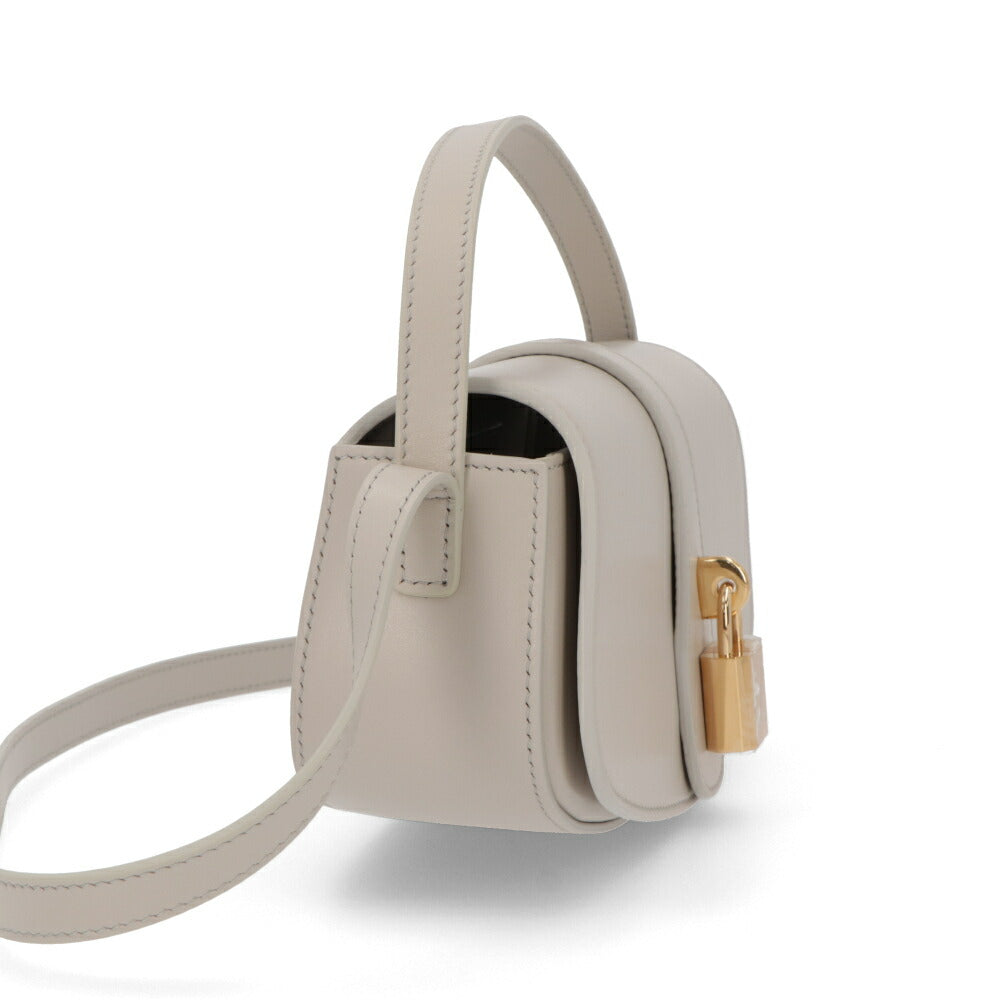 セリーヌ CELINE バッグ ショルダーバッグ レディース タブー クリーム パステルピンク スムースカーフスキン ハンドバッグ クラッチバッグ  カデナ 南京錠 10I59 3DQ1