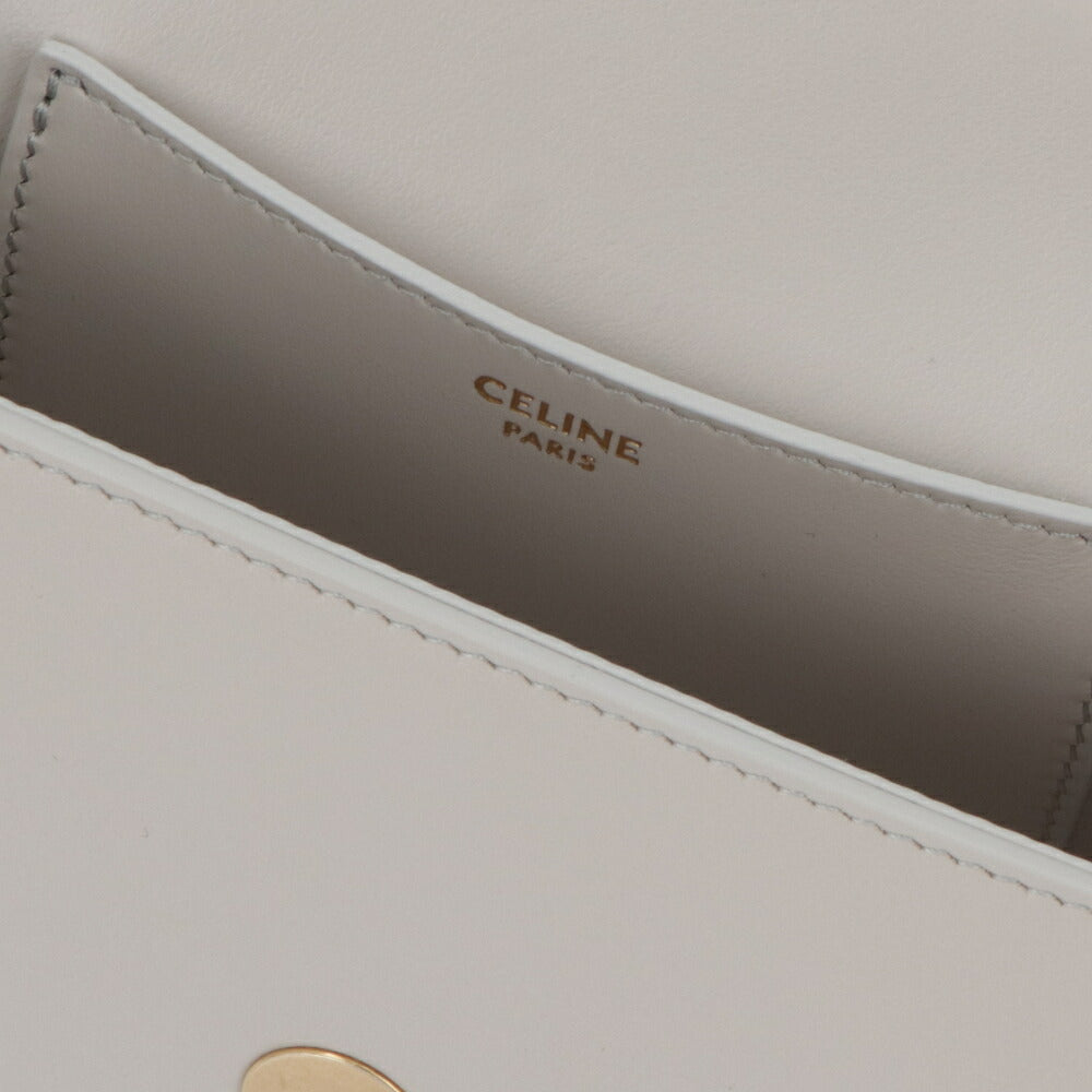 セリーヌ CELINE バッグ ショルダーバッグ レディース タブー クリーム パステルピンク スムースカーフスキン ハンドバッグ クラッチバッグ  カデナ 南京錠 10I59 3DQ1