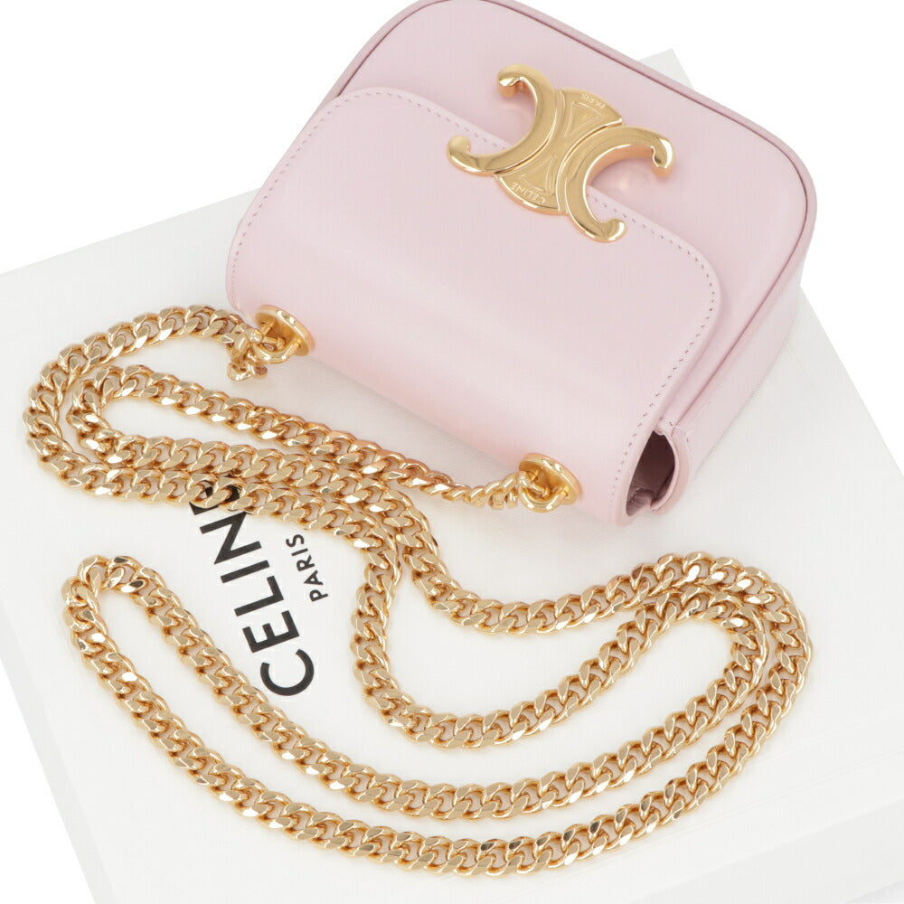 CELINE ショルダーバッグ ミニチェーンバッグ トリオンフ