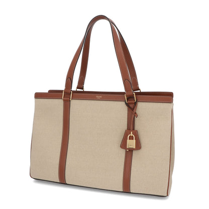 CELINEトートバッグ ミディアム カバ トートバッグ  ベージュ ブラウン 19733 2DUH