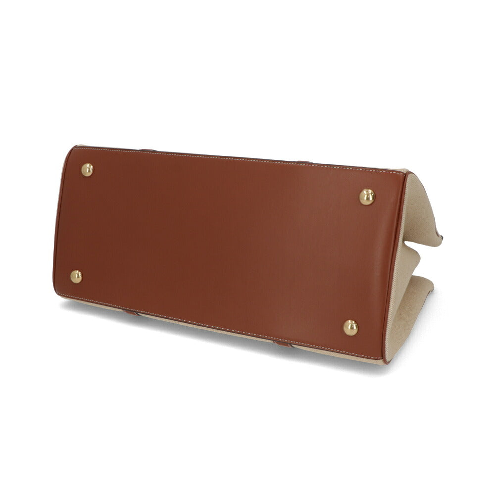 CELINEトートバッグ ミディアム カバ トートバッグ ベージュ ブラウン