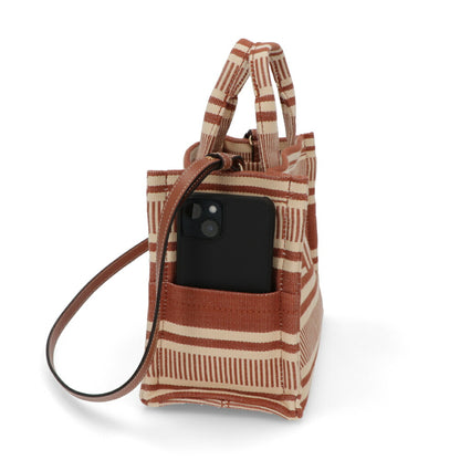 CELINEショルダーバッグ ブラウン×ベージュ トートバッグ  19916 2FU6