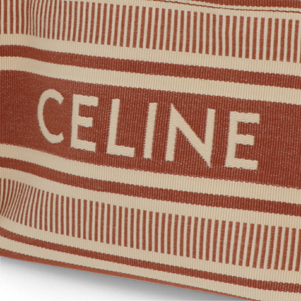 CELINEショルダーバッグ ブラウン×ベージュ トートバッグ  19916 2FU6