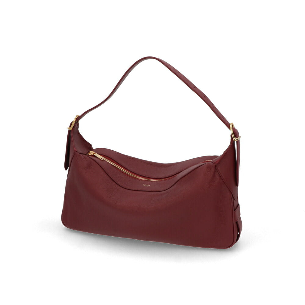 CELINE ショルダーバッグ ブラウン ワインレッド ROMY ワンショルダーバッグ 197443DPJ