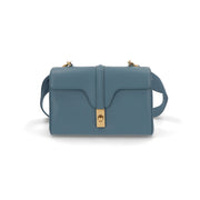CELINE ショルダーバッグティーン ソフト 16 セーズ ブルー系 スムース クロスボディバッグ 196853CR4