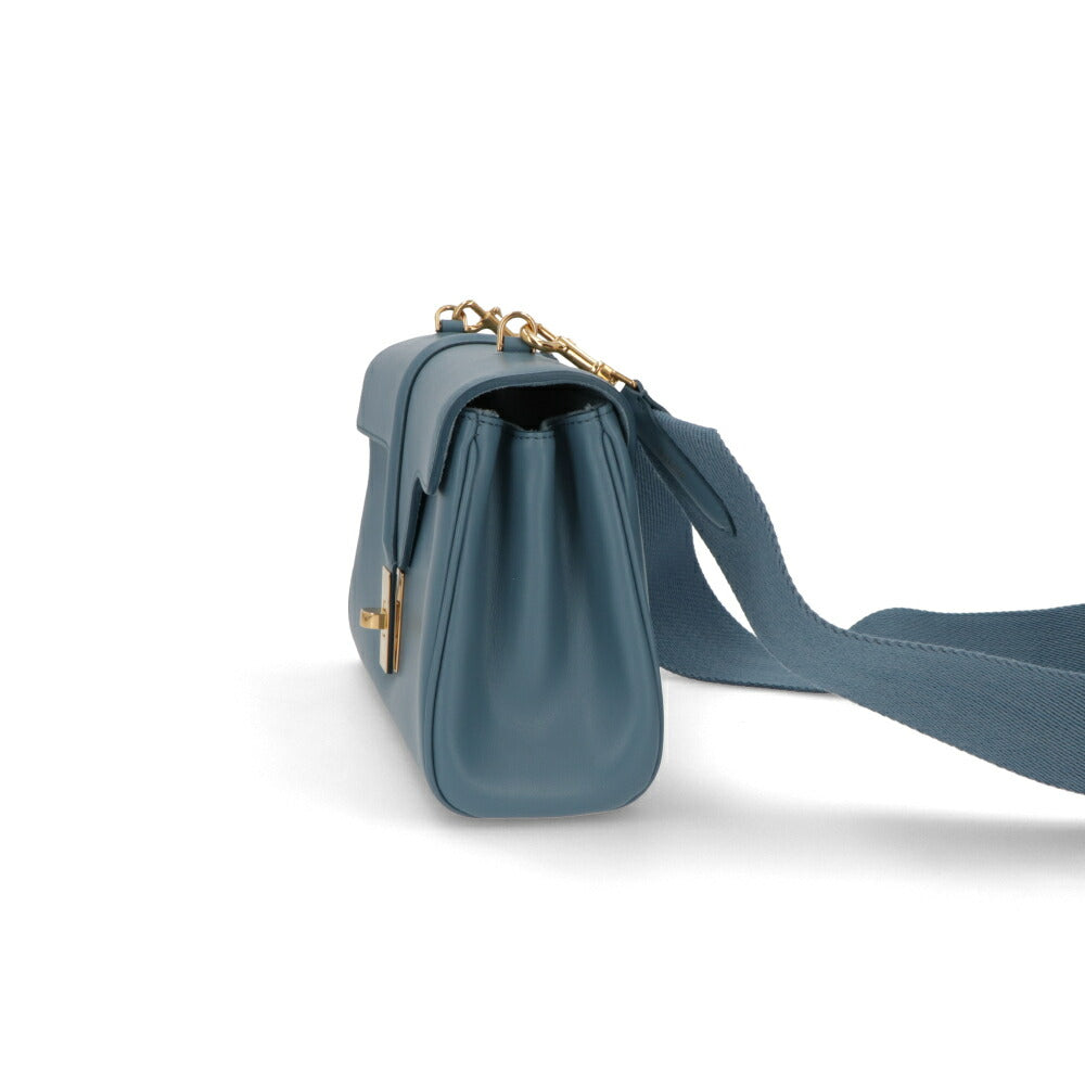 CELINE ショルダーバッグティーン ソフト 16 セーズ ブルー系 スムース クロスボディバッグ 196853CR4