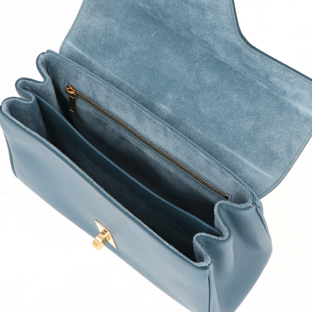 CELINE ショルダーバッグティーン ソフト 16 セーズ ブルー系 スムース クロスボディバッグ 196853CR4
