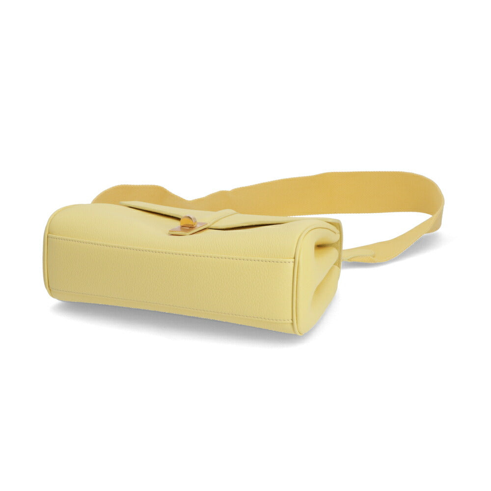 CELINE ショルダーバッグ ティーン ソフト 16 セーズ イエロー クロスボディバッグ 196853CR8