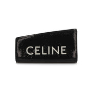 CELINE クラッチバッグ ブラック アシンメトリッククラッチ ゴールド金具 11076 3ER7