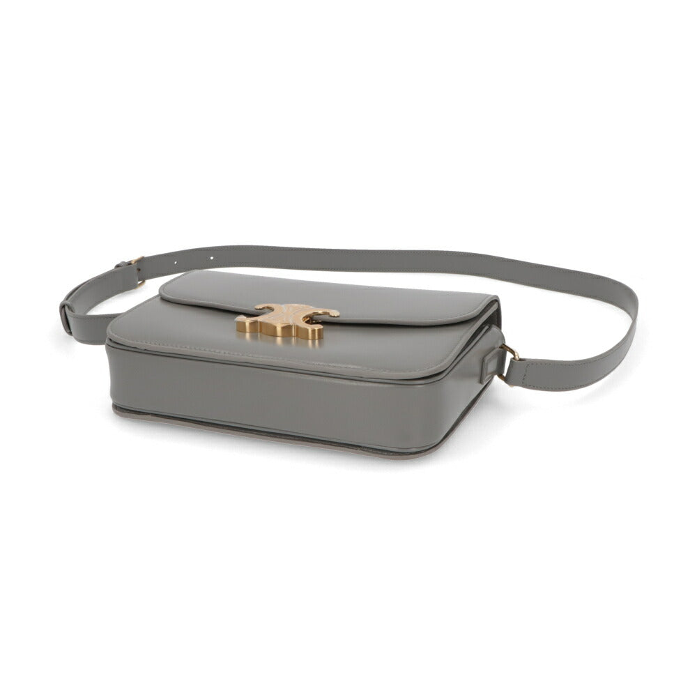 CELINE ショルダーバッグ CLASSIQUE MEDIUM TRIOMPHE BAG ベージュ系