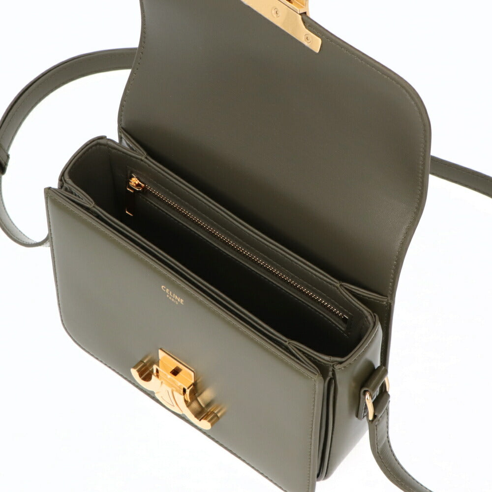 CELINE ショルダーバッグ トリオンフ スモール ライトブルー クリーム系 ピンク グリーン パープル系 トリオンフ ワンポイント 18842 3BF4