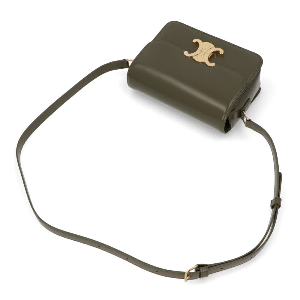 CELINE ショルダーバッグ トリオンフ スモール ライトブルー クリーム系 ピンク グリーン パープル系 トリオンフ ワンポイント 18842 3BF4