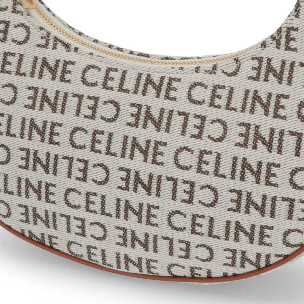 CELINE ショルダーバッグ MEDIUM AVA ベージュ系 アヴァ 三日月バッグ 19395 2FE8