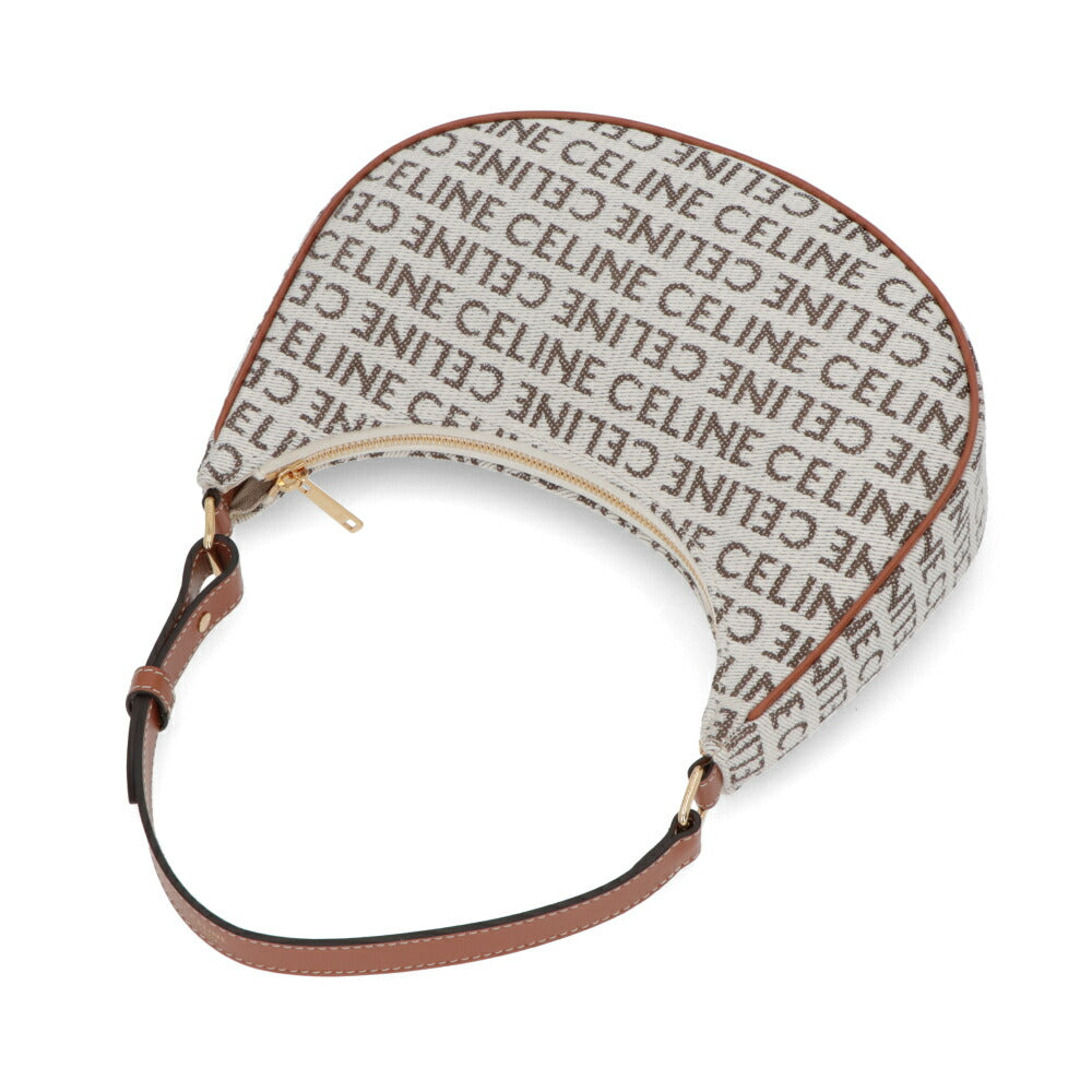 CELINE ショルダーバッグ MEDIUM AVA ベージュ系 アヴァ 三日月バッグ 19395 2FE8