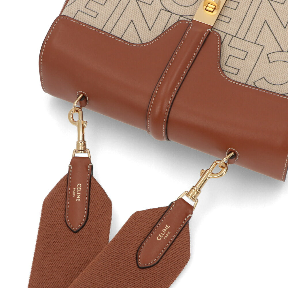 CELINE セリーヌ レディース ショルダーバッグ ティーン ソフト 16 セーズ ナチュラル カーフスキン 19685 2ERG
