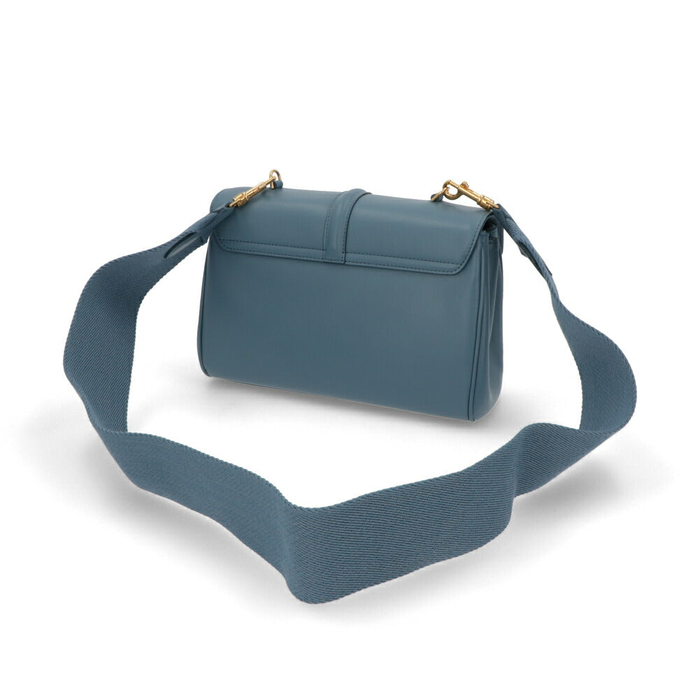 CELINE ショルダーバッグ ティーン ソフト 16 セーズ Trench Denim 19685 3CR4