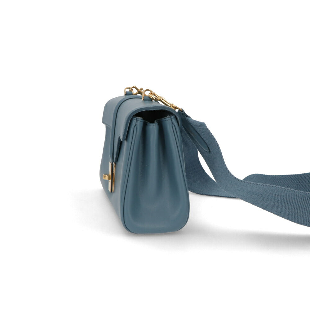 CELINE ショルダーバッグ ティーン ソフト 16 セーズ Trench Denim 19685 3CR4