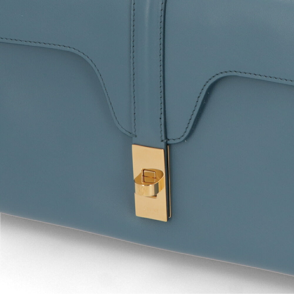 CELINE ショルダーバッグ ティーン ソフト 16 セーズ Trench Denim 19685 3CR4