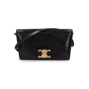 CELINE ショルダーバッグ  ブラック トリオンフ ウォレット 19928 3EQQ