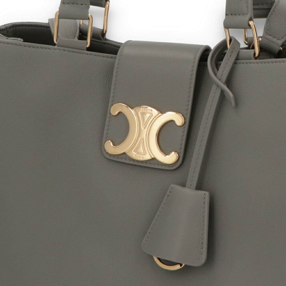 CELINE ハンドバッグ MEDIUM APPOLINE BAG ダークグレー ショルダーバッグ 2WAY 11496 3FK6
