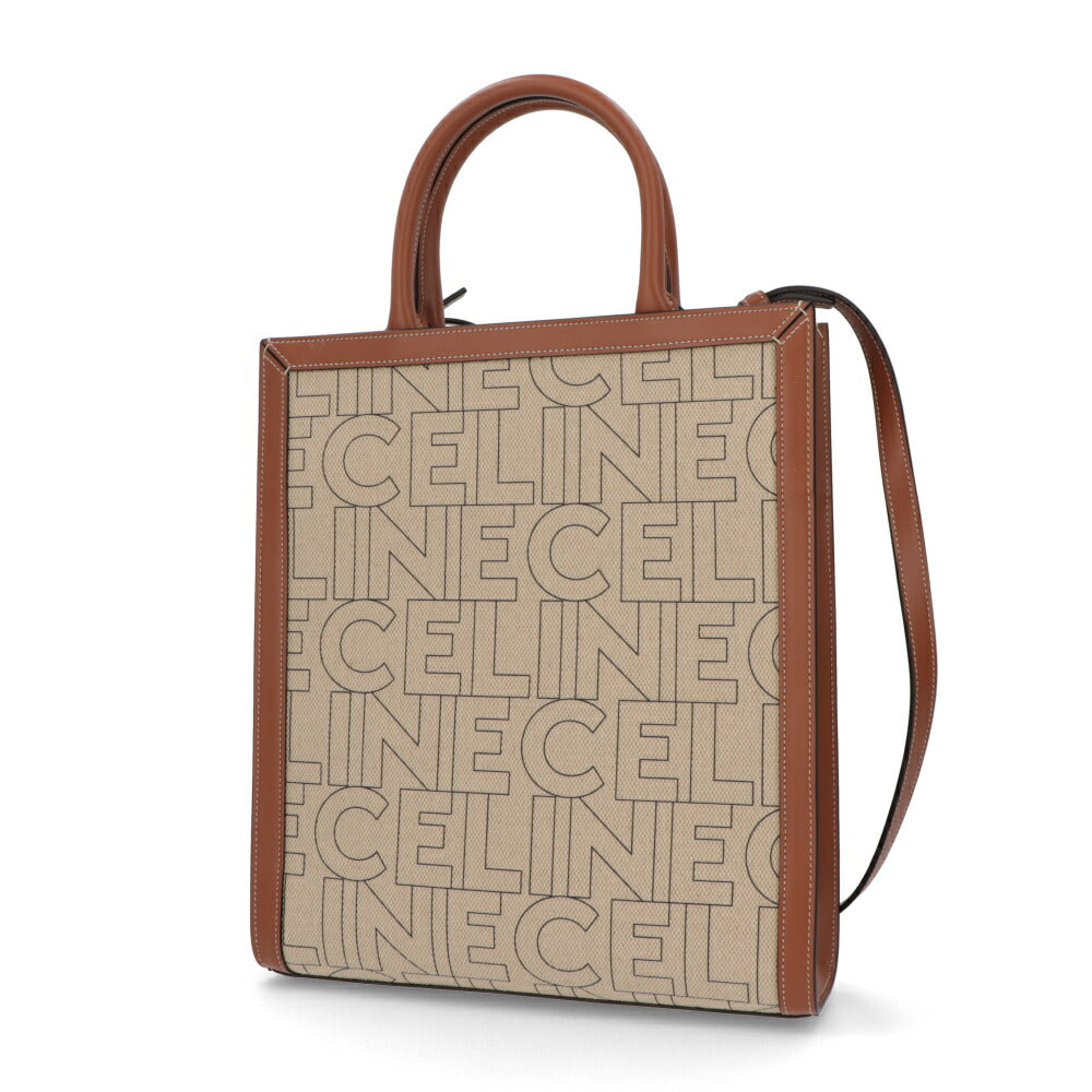 CELINE トートバッグ SMALL VERTICALTOTE ナチュラル ショルダーバッグ