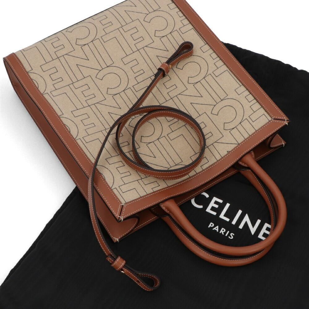 CELINE トートバッグ SMALL VERTICALTOTE ナチュラル ショルダーバッグ 19208 2ERN