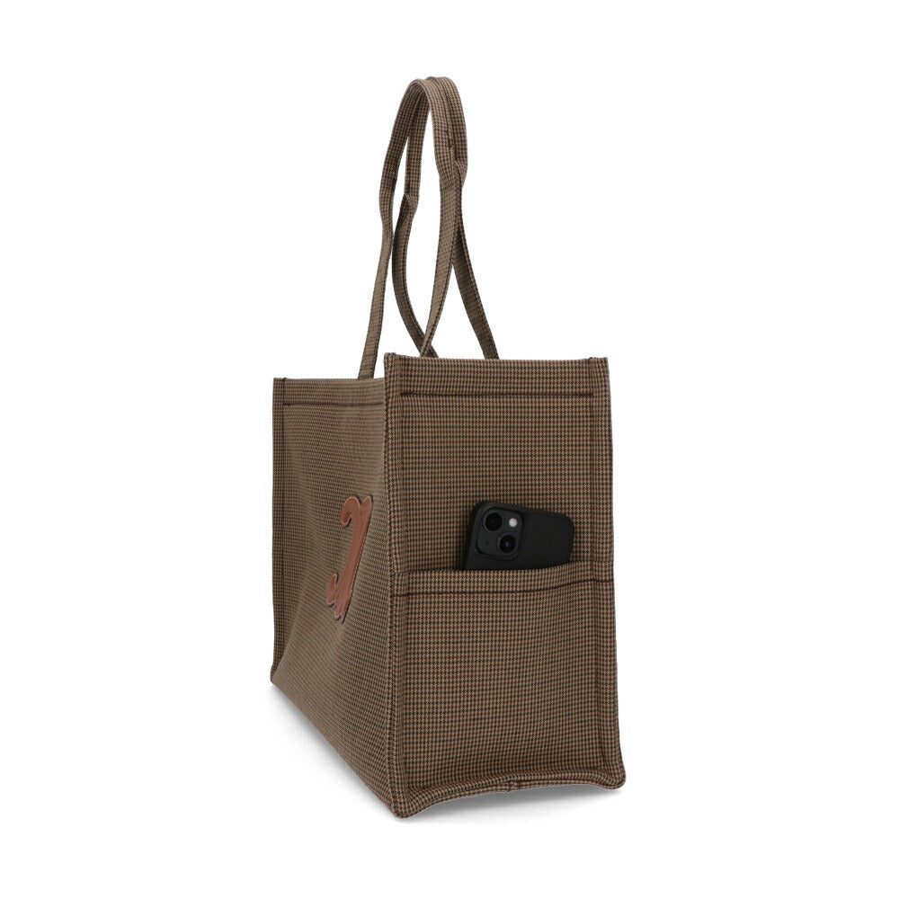 CELINE トートバッグ ラージカバス ブラウン キャンバスバッグ トリオンフ 19676 2FHZ