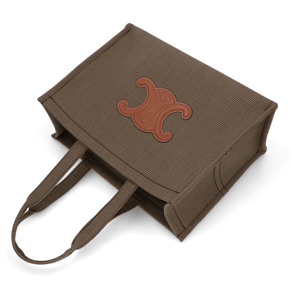 CELINE トートバッグ ラージカバス ブラウン キャンバスバッグ トリオンフ 19676 2FHZ
