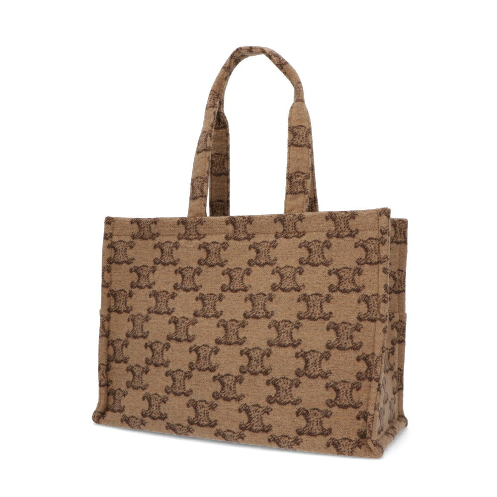 CELINE トートバッグ ラージカバス ブラウン系 トリオンフ 19676 2FLQ
