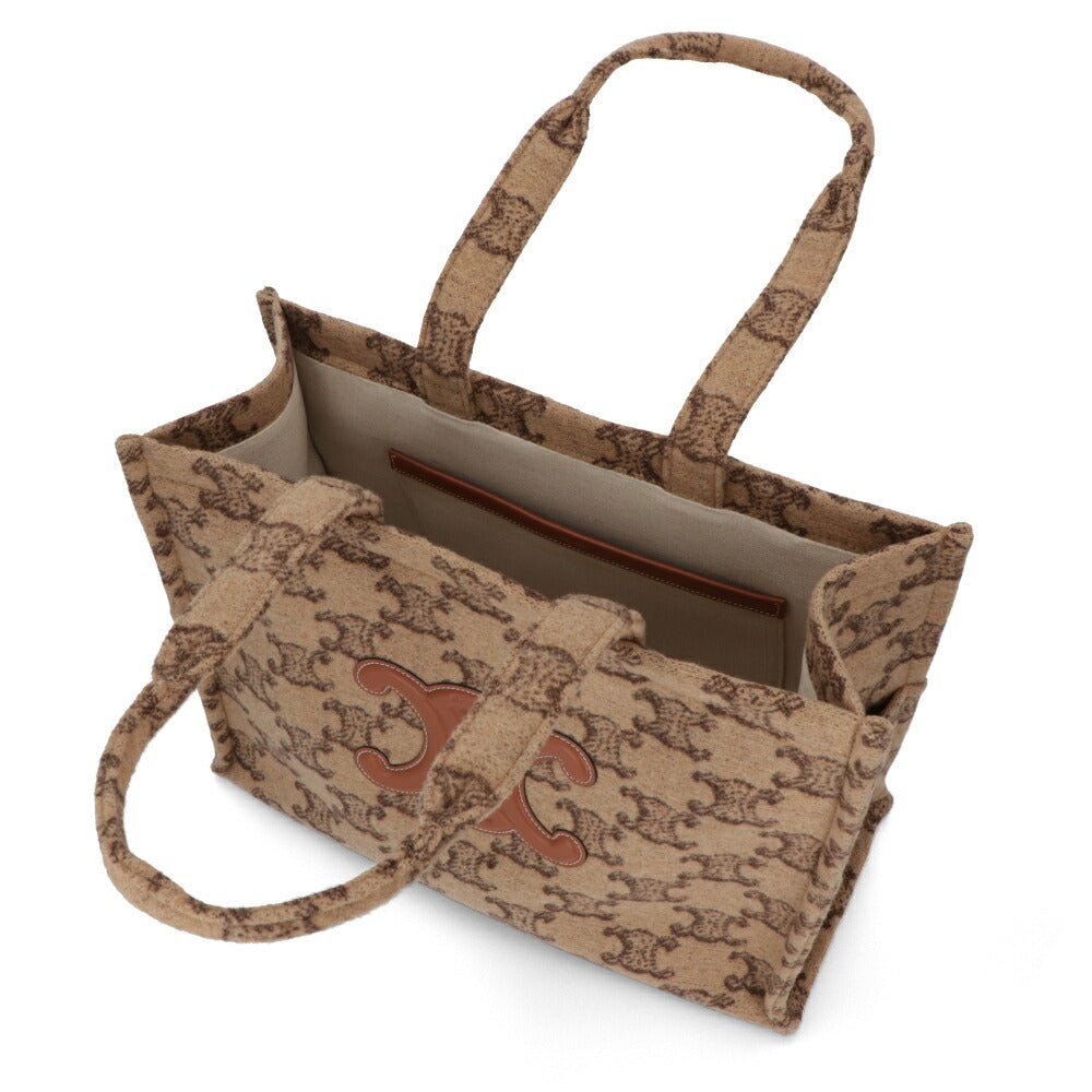 CELINE トートバッグ ラージカバス ブラウン系 トリオンフ 19676 2FLQ