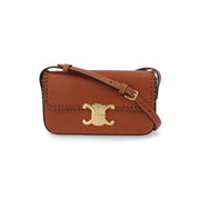 CELINE セリーヌ レディース バッグ ショルダーバッグ ブラウン カーフスキン トリオンフ ハンドバッグ 19414 3FUM